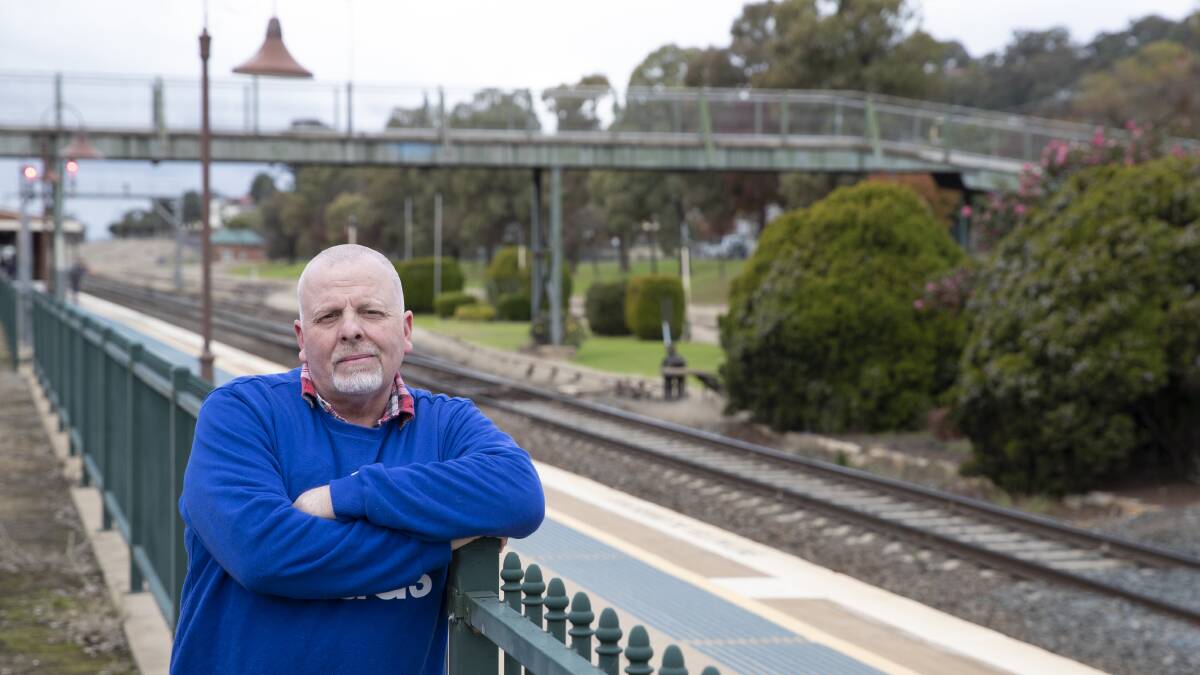 Wagga councillor Richard Foley has welcomed a new federal government review into the Inland Rail project, saying it's the best chance to address community concerns about running more and larger trains though the city. Picture by Madeline Begley