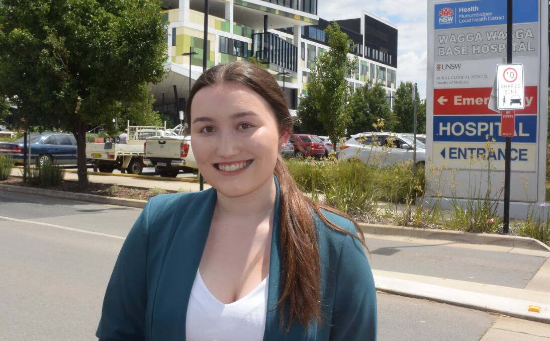 EXPERIENCE: The Riverina Anglican College year 12 student Chelsea Burgess Hannon, aged 17, who has been representing Wagga at the NSW Youth Parliament with a focus on regional healthcare issues. Picture: Rex Martinich