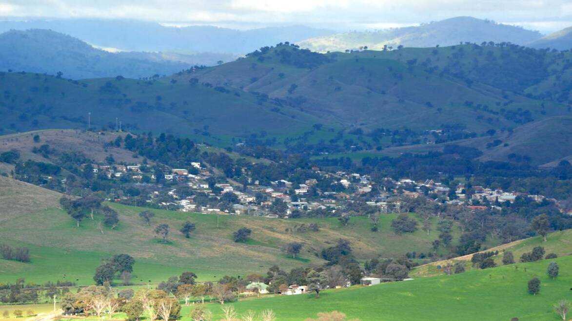 The town of Gundagai, which was one of the few areas in the Riverina to experience population decline over the past five years.