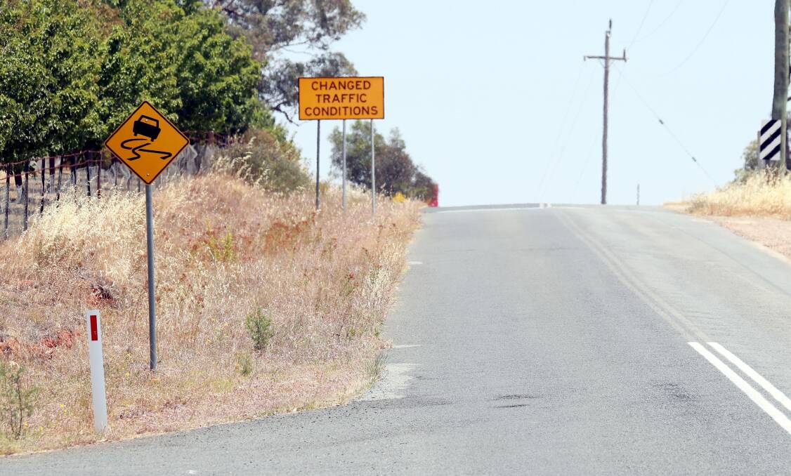 Dunns Road, south-west of Wagga, which will receive an $8.3 million safety upgrade from Wagga City Council and the federal government.