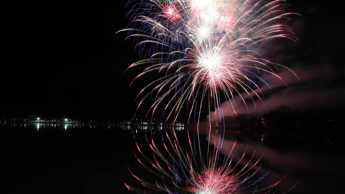 CHANGES: Wagga's Skyworks New Year's Eve celebration at Lake Albert. The event will now take place in Victory Memorial Gardens.