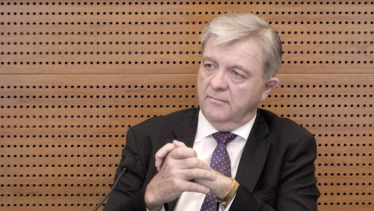 Anthony Regan, AMP Limited Royal Commission into misconduct in the Banking, Superannuation and Financial Services Industry, Day 12, Tuesday 17th April 2018. Photo: Royal Commission Screengrab