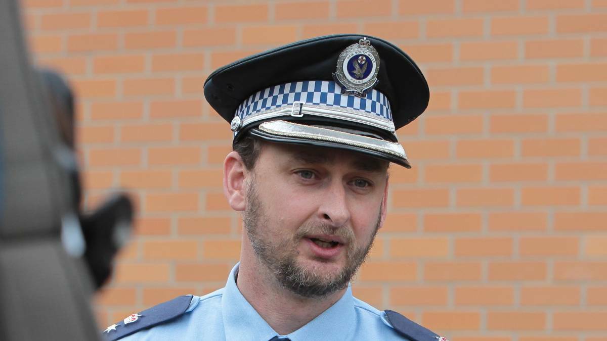Wagga police Detective Chief Inspector Andrew Spliet.