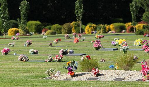 Wagga Lawn Cemetery that, like all Wagga cemeteries, has not adopted any policy on leasing and reusing graves.
