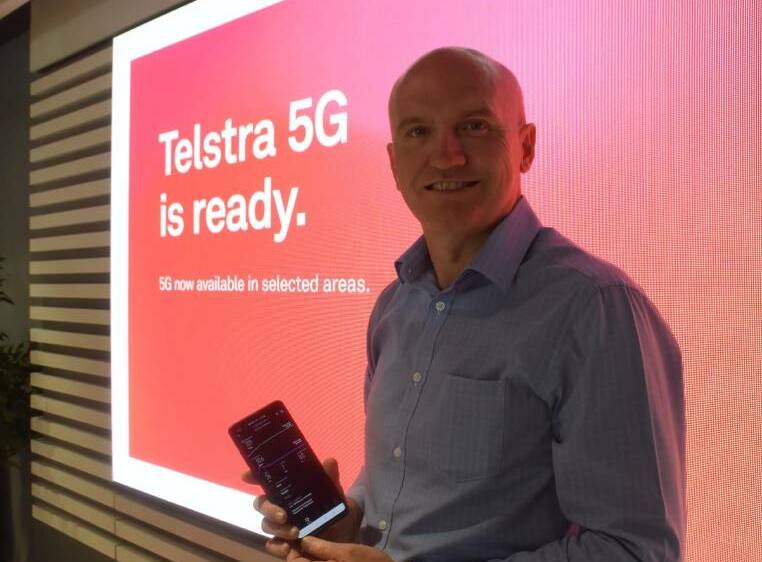 Telstra NSW regional general manager Chris Taylor. Picture: REX MARTINICH
