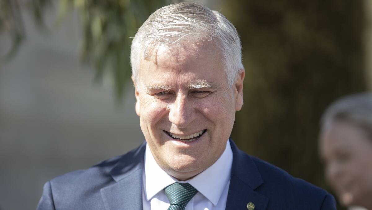 Deputy prime minister Michael McCormack at the Australian War Memorial on Monday afternoon. Picture: Sitthixay Ditthavong