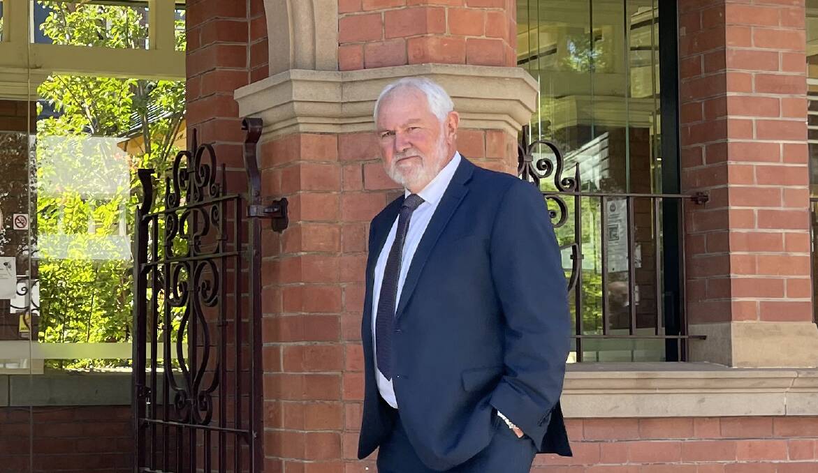 Wagga councillor Rod Kendall attends a hearing for the unfair dismissal case by former manager Alan Eldridge at Wagga courthouse on Friday. Picture: Rex Martinich 