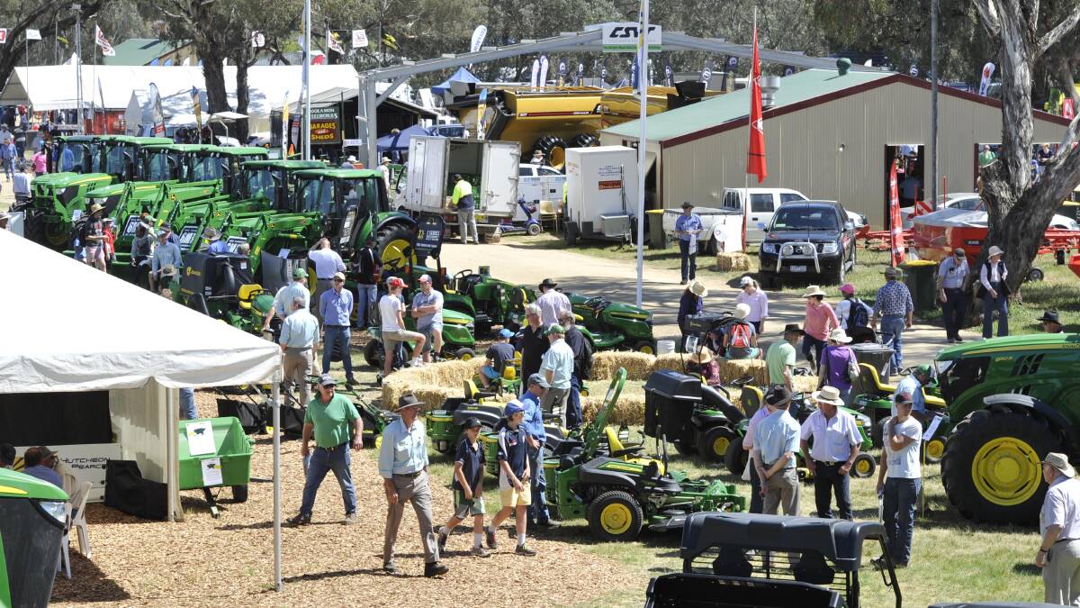 The Henty Machinery Field Days, which usually draws 60,000 visitors and 800 exhibitors but has been cancelled for 2020.