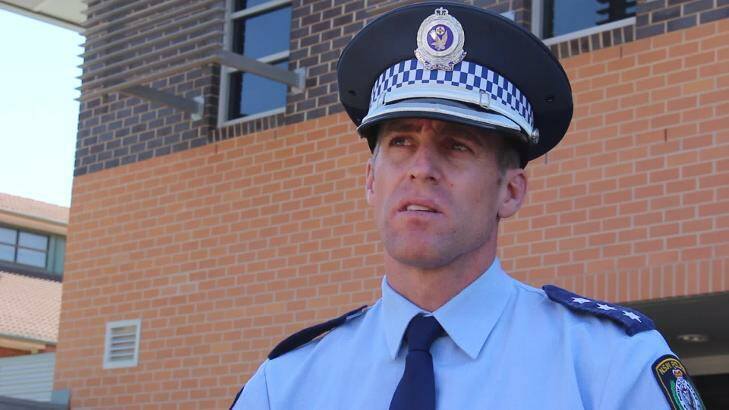 Wagga police's new officer in charge, Inspector Adrian Telfer.