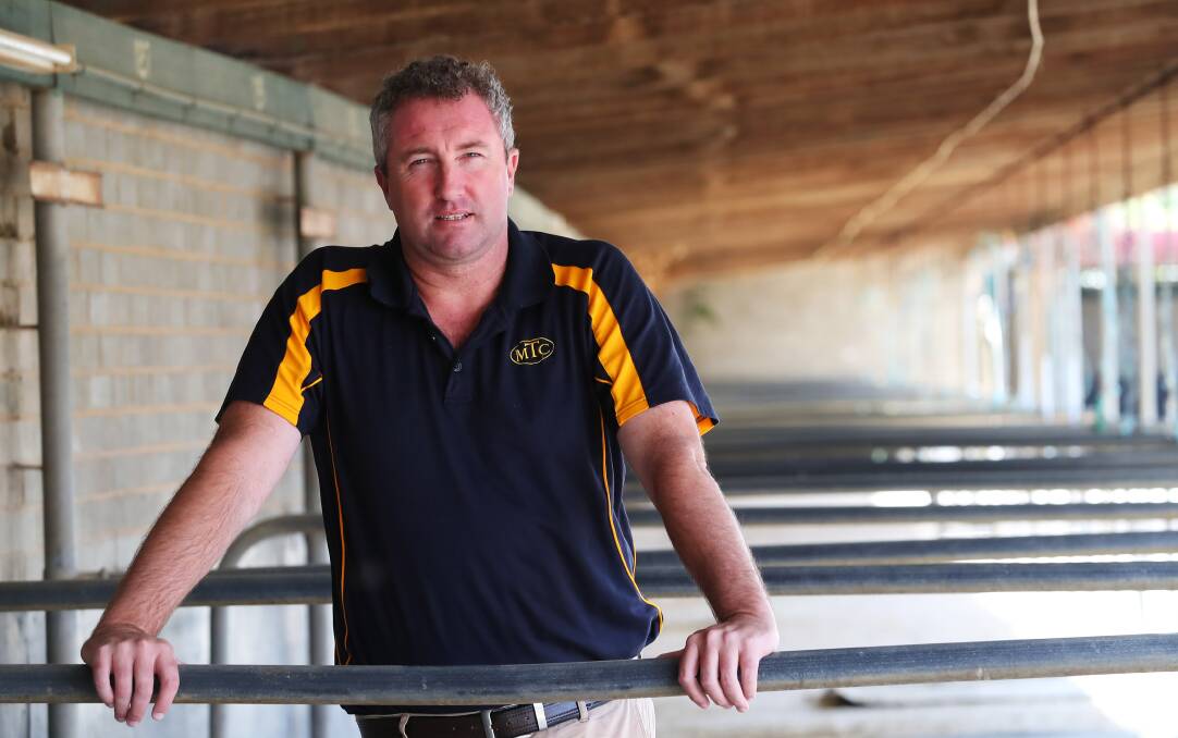 Murrumbidgee Turf Club chief executive Steve Keene, who has defended his racecourse's proposed $6.8 million stable complex from a letter-writing campaign. Picture: Emma Hillier. 
