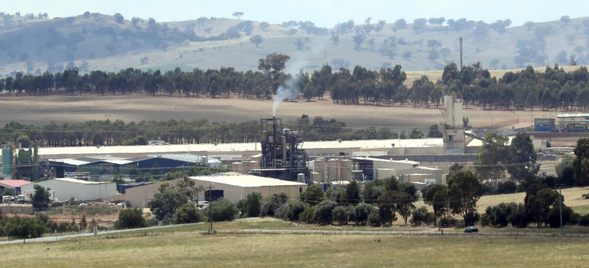 The Bomen industrial area outside Wagga, which will become a 'Special Activation Precinct' to encourage business development