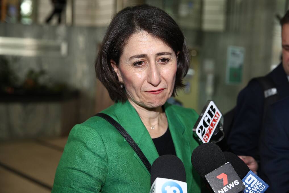 QUESTIONS: Former NSW Premier Gladys Berejiklian arrives at ICAC in Sydney on Friday to face questions over her secret boyfriend, former Wagga MP Daryl Maguire, and millions of dollars in grants for the Wagga electorate. Picture: Getty/Don Arnold