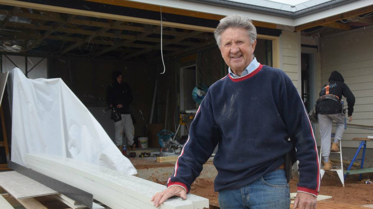 Wayne Carter Homes construction company owner Wayne Carter says he has never been busier as Wagga new home approvals rise by more than 30 per cent.