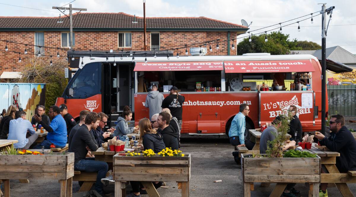 Smokin Hot n Saucy food truck in Islington. Picture: Max Mason-Hubers