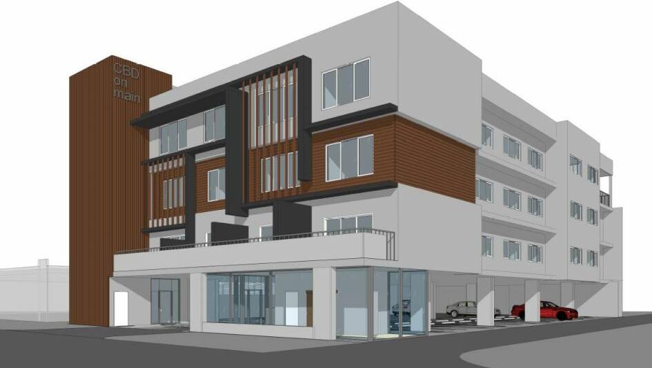 An artists impression of the proposed new hotel for Wagga's Forsyth Street. Picture: IRIS Planning.