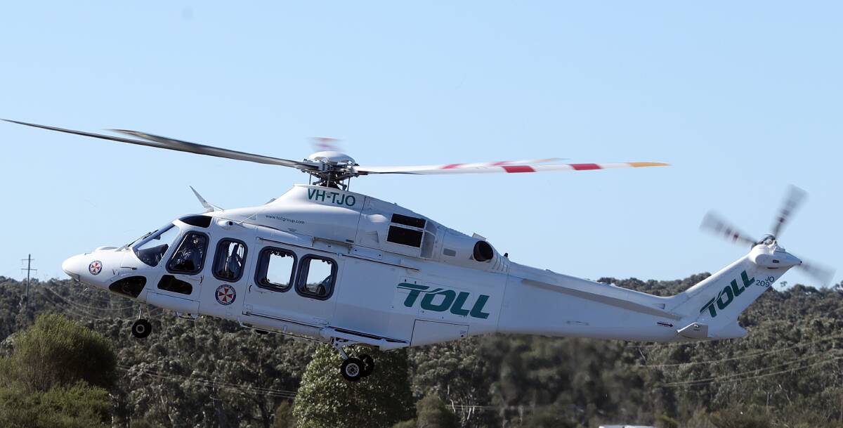 A man will be airlifted to hospital in Canberra after being seriously injured in a single vehicle crash at Yaven Creek on Saturday. Picture: FILE