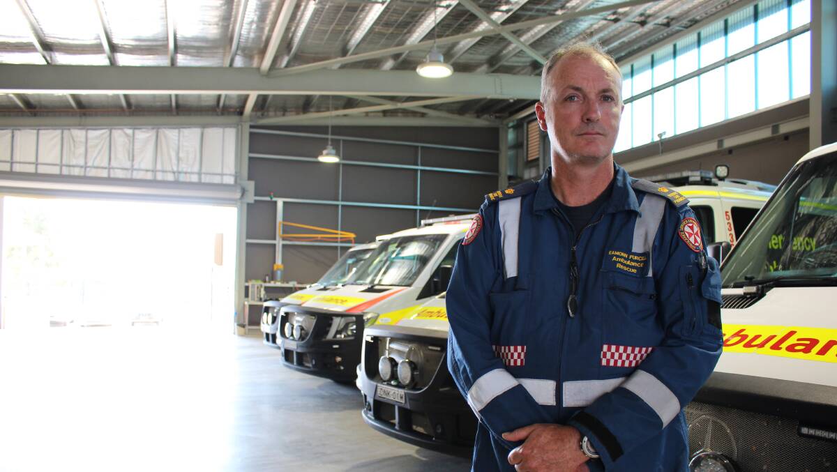 NSW Ambulance Service Riverina district manager Eamonn Purcell. Picture: Emma Horn