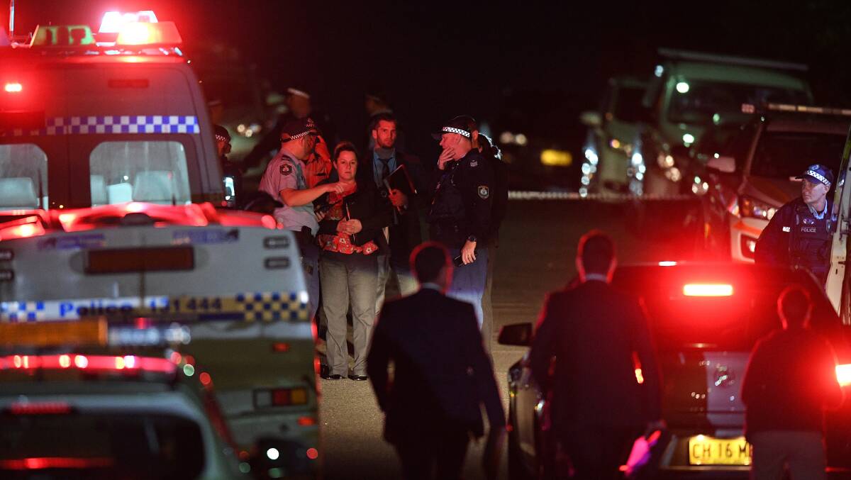 NSW Police and emergency services attend the scene of a double murder at West Pennant Hills in Sydney's northwest on July 5, 2018. Picture: AAP/Dan Himbrechts