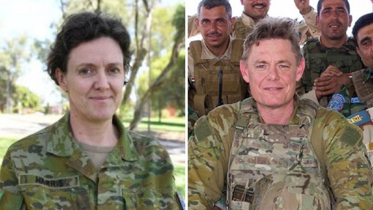 Kapooka Army Recruit Training Centre Commandant Colonel Rachel Harris (left) who will be leaving command of the base outside Wagga at the end of 2019. She will be replaced by Colonel Jim Hammett (right). Pictures: DEFENCE