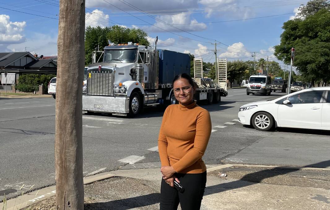 Neha Patel, who lives near the Sturt Highway and Murray Street intersection and manages the nearby Comfort Inn Heritage Motel, says she welcomes the plan for new traffic lights. Picture: Rex Martinich