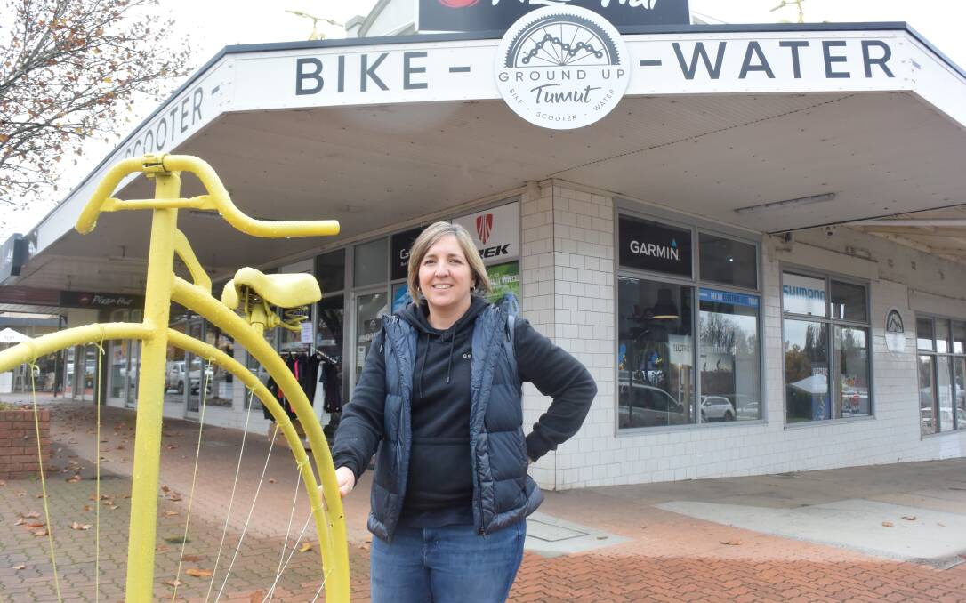 NEW JOBS: Ground Up Tumut bike and scooter shop owner Michelle Rossiter wants to see more federal support for tourism to help the region recover as part of the Eden-Monaro byelection. Picture: Rex Martinich