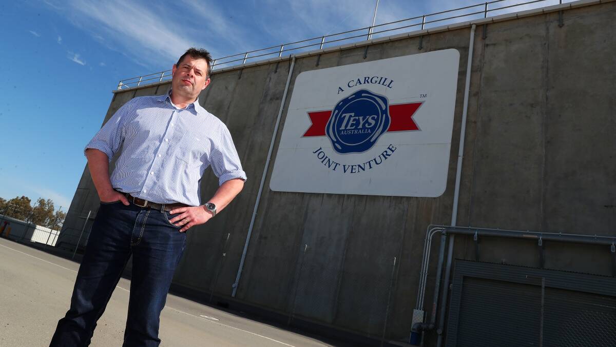 LOOKING TO HIRE: Teys Australia Wagga general manager Stephen Thomson at the company's beef processing plant in Bomen, which is facing a busy season with dozens of job positions still vacant. Picture: Emma Hillier.