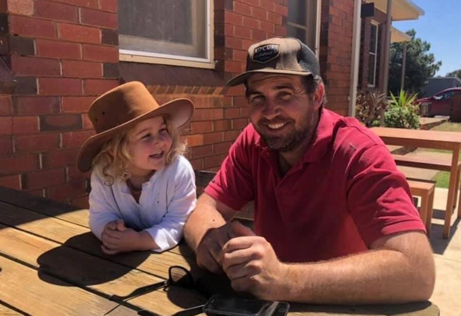 Gainmain farmer Adam 'Moosa' Symons, who will benefit from more than $35,000 raised online to help with rehabilitation from a horrific accident.