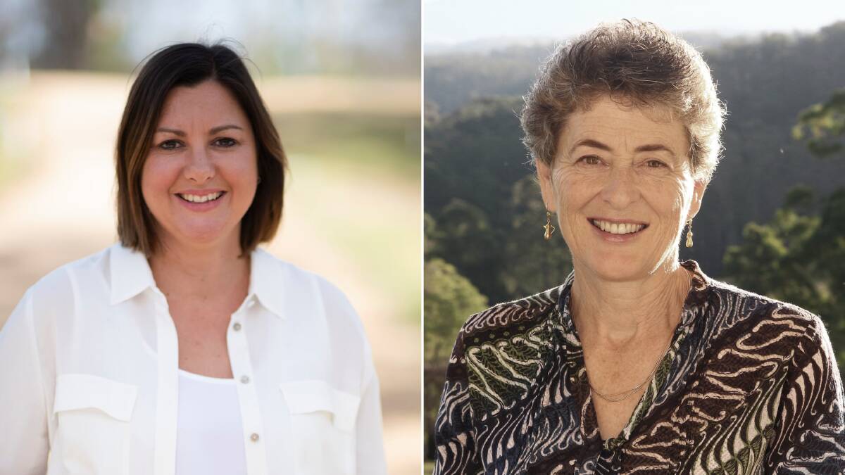 CAMPAIGN: Labor candidate for the Eden-Monaro federal byelection Kristy McBain (Left) and Liberal candidate Dr Fiona Kotvojs (right).