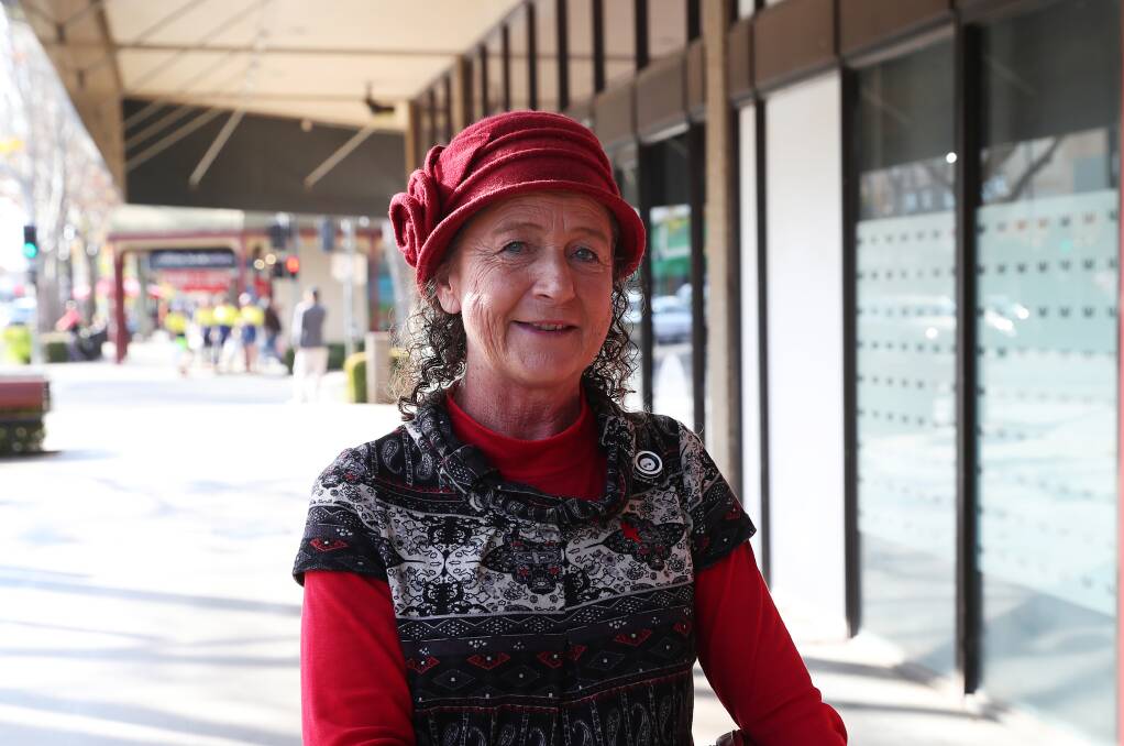 Wagga resident Carolyn Black said she usually tried to save money and the pandemic had not altered her spending habits much. Picture: Emma Hillier.