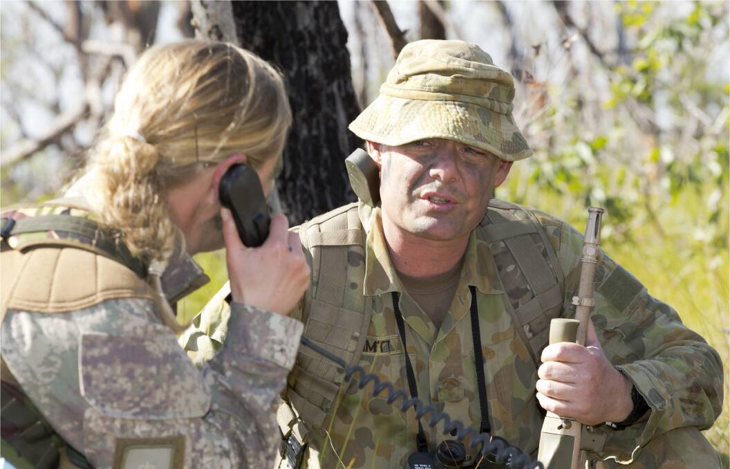 Then Lieutenant Colonel Jim Hammett, Commanding Officer of 8th/9th Battalion, Royal Australian Regiment, during Exercise Diamond Strike in the Shoalwater Bay training area, Queensland in 2015. Colonel Jim Hammett will be Kapooka's new Commandant from early 2020. Picture: DEFENCE