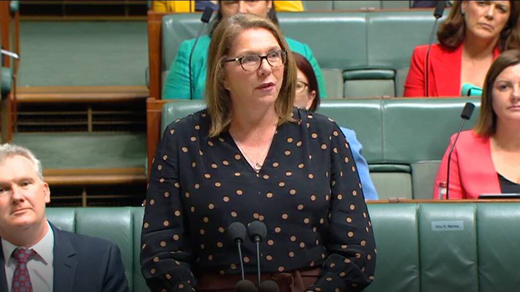 Labor Infrastructure, Transport and Regional Development spokesperson Catherine King accused Riverina MP Michael McCormack of cutting infrastructure funds in the federal budget during Parliament on Wednesday. Picture: APH