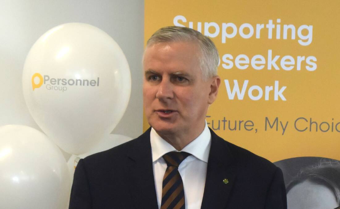 RULED OUT: Riverina MP Infrastructure and Transport Minister Michael McCormack, who ruled out changes to Sydney Airport that might affect Wagga