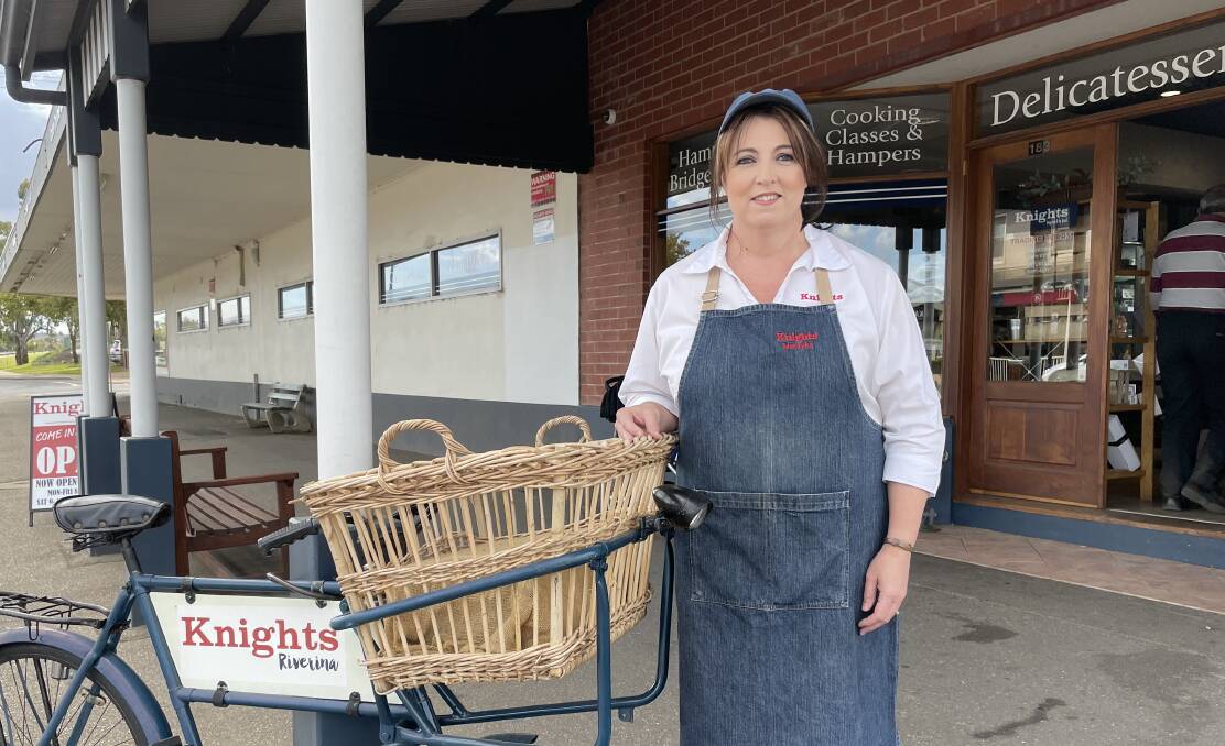STREETSCAPE: Knights Deli staff member Marayka Dean outside her workplace on Fitzmaurice Street, which the council hopes to improve.