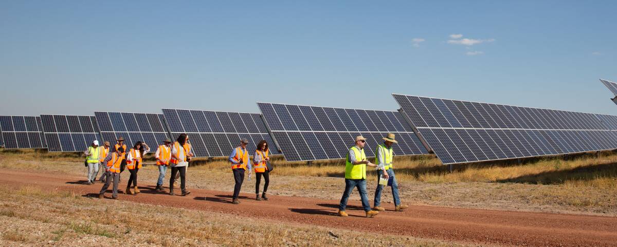 Chinchilla Solar Farm in Queensland. Construction of two proposed solar farms in the Riverina will proceed next month following a power deal with Coles.