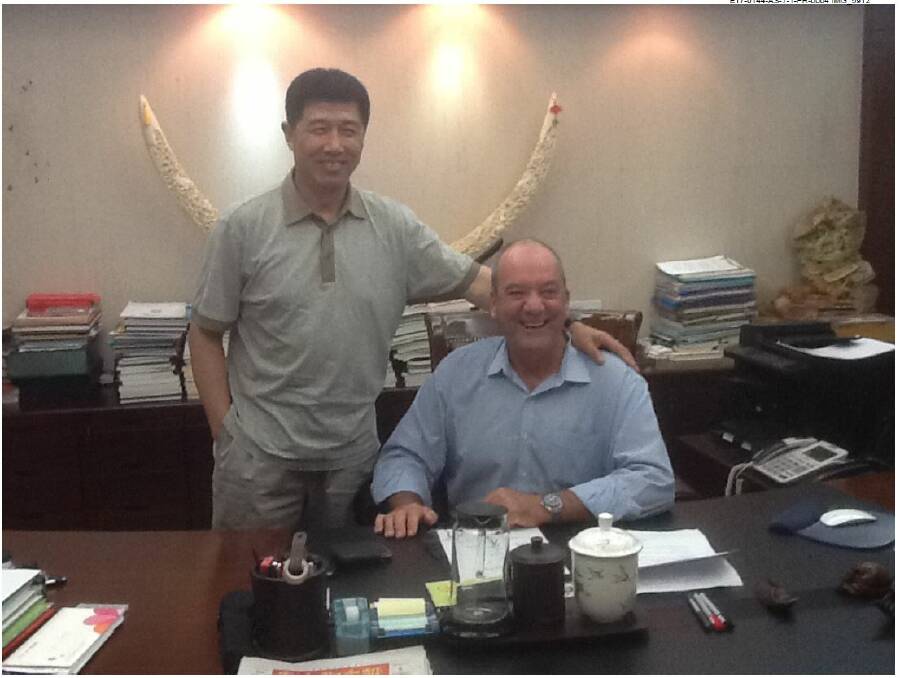 FRIENDSHIP: Businessman Ho Yuen Li and then-Wagga MP Daryl Maguire, pictured in 2015, who allegedly formed a trade group to assist Chinese businesses to exploit the Parliamentary Asia Pacific Friendship Group. Picture: ICAC