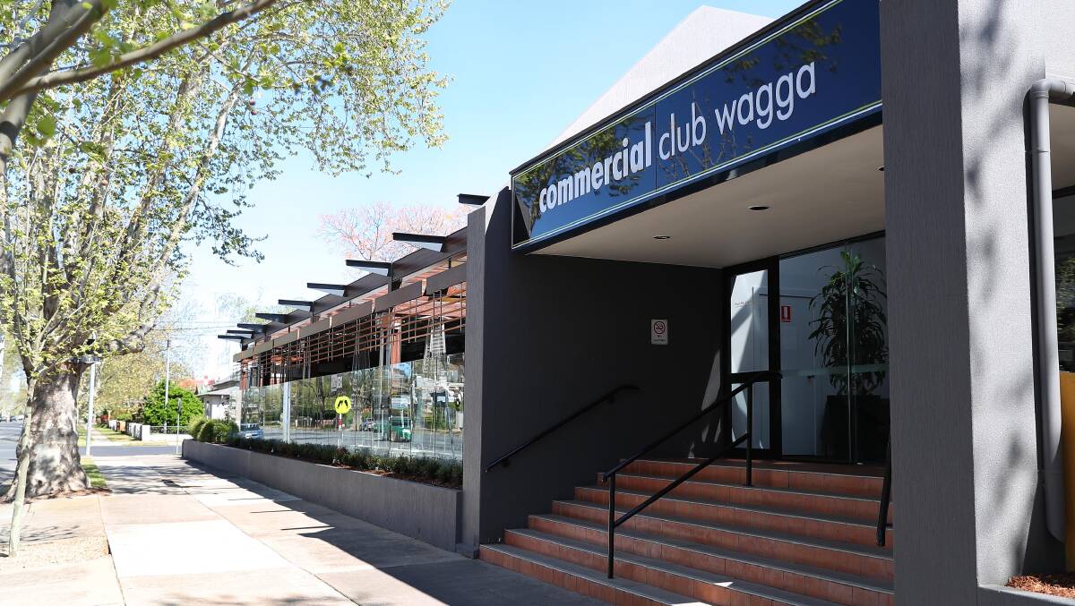 The Commercial Club restaurant and function centre on Wagga's Gurwood Street, which announced to members that it was closing on Thursday morning.