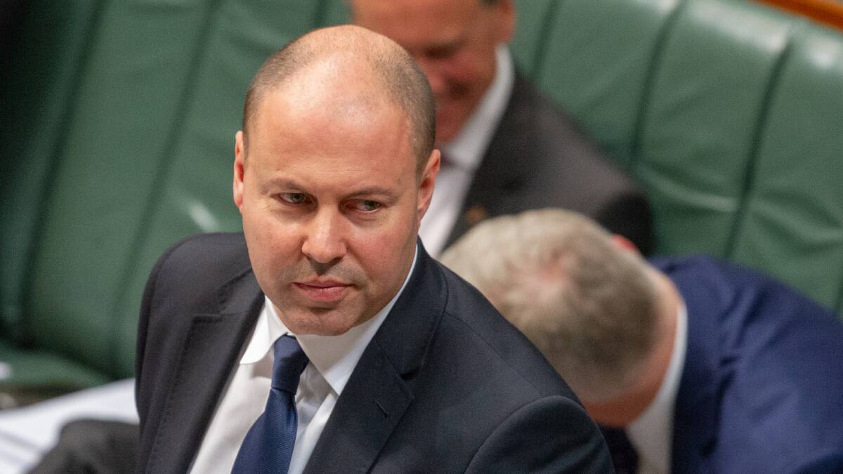 Federal Treasurer Josh Frydenberg, who is expected to announce changes to the JobKeeper wage subsidies scheme this week. Picture: Elesa Kurtz