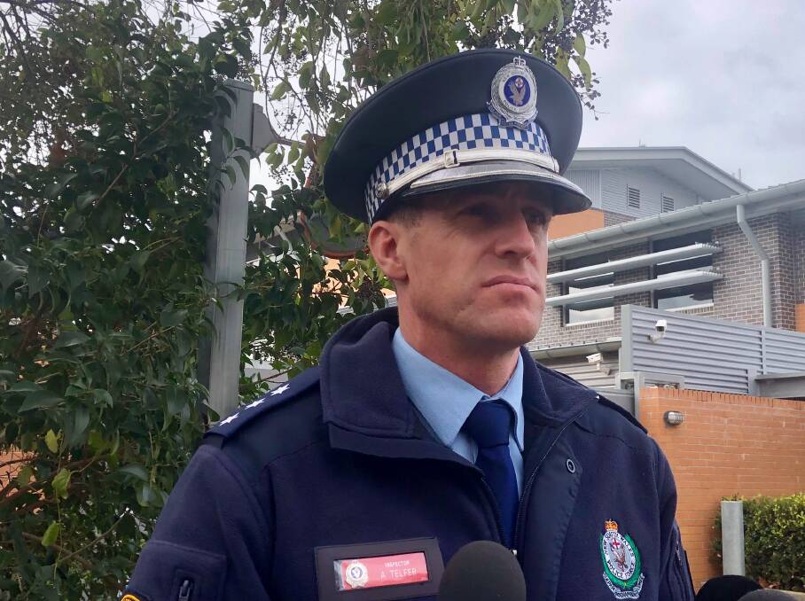 Wagga Police Inspector Adrian Telfer said a man had to be tasered after he allegedly used an axe to threaten police.