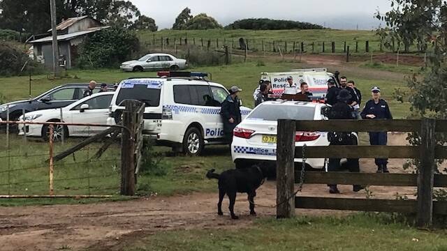 Police operation near Tumbarumba on December 13. Picture: Riverina Police District
