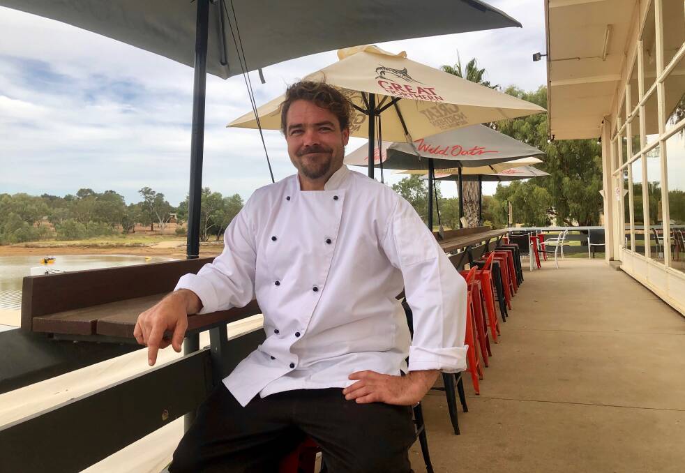 LEADING THE WAY: Wagga Boat Club's new head chef Graham Newton now leads the restaurant's catering in a bid to help the club stop its financial woes. Picture: Toby Vue