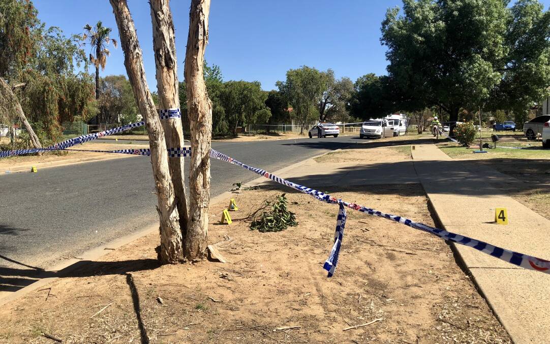CRIME SCENE: Police investigated the area in which the assault took place on Tuesday night. Picture: Toby Vue