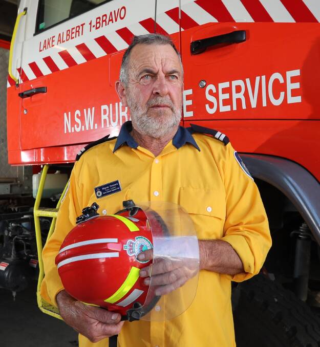 Wayne Connors reflects on his time at the NSW RFS. Picture: Les Smith
