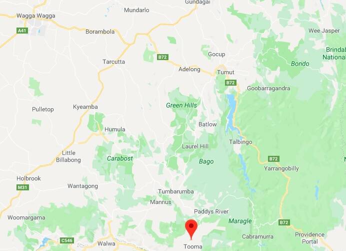 The accident occurred south of Tumbarumba.
