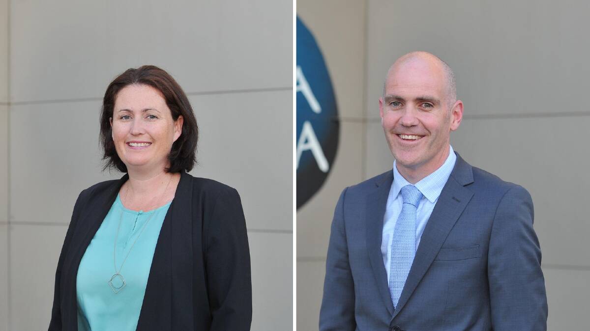 NOMINATED: Wagga City councillors Vanessa Keenan and Tim Koschel have nominated themselves for mayor and deputy mayor, respectively.