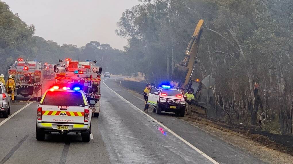 CONTAINED: The Yarragundry grass fire west of Wagga on Saturday, which is still being investigated. Picture: NSW RFS Riverina