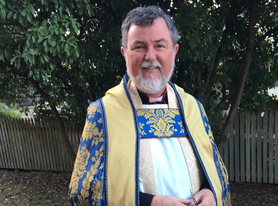 MARKING A CENTENARY: Reverend Donald Kirk, Bishop of the Anglican Diocese of the Riverina based in Griffith, will attend 100th anniversary of St Peter's Church at The Rock this Saturday. Picture: Supplied