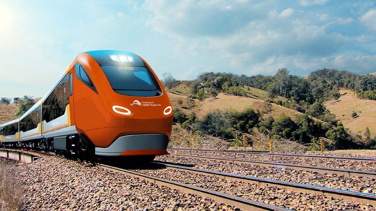 An artist's impression of the new NSW fleet of trains set to be in operation in the early 2020s.