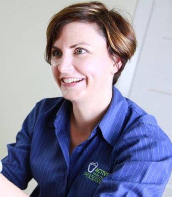 BUSINESS LEADER: Lina Wood, head podiatrist at Active Foot Clinic, was a mentee in 2018. Picture: Supplied