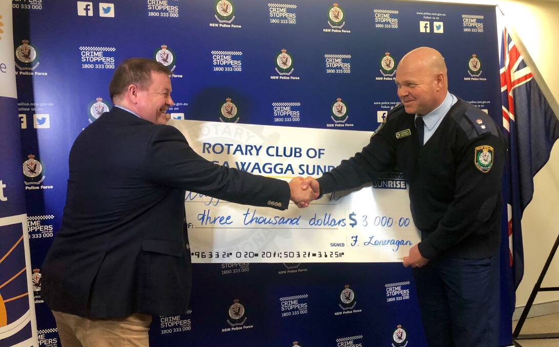 Wagga PCYC receives financial boost from Rotary Club and Riverina Police District