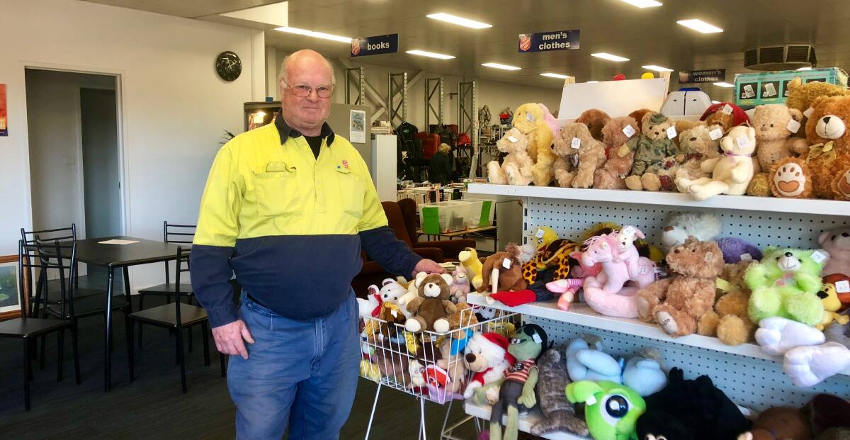 KEEN TO HELP: Glen Humphries, assistant manager at Wagga's Salvos' Family Store, says Wagga is blessed with the continuous donations from residents. Picture: Toby Vue